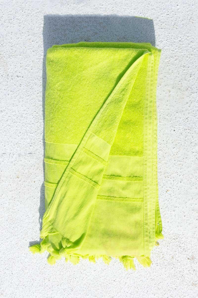 Neon Green | Beach Towel