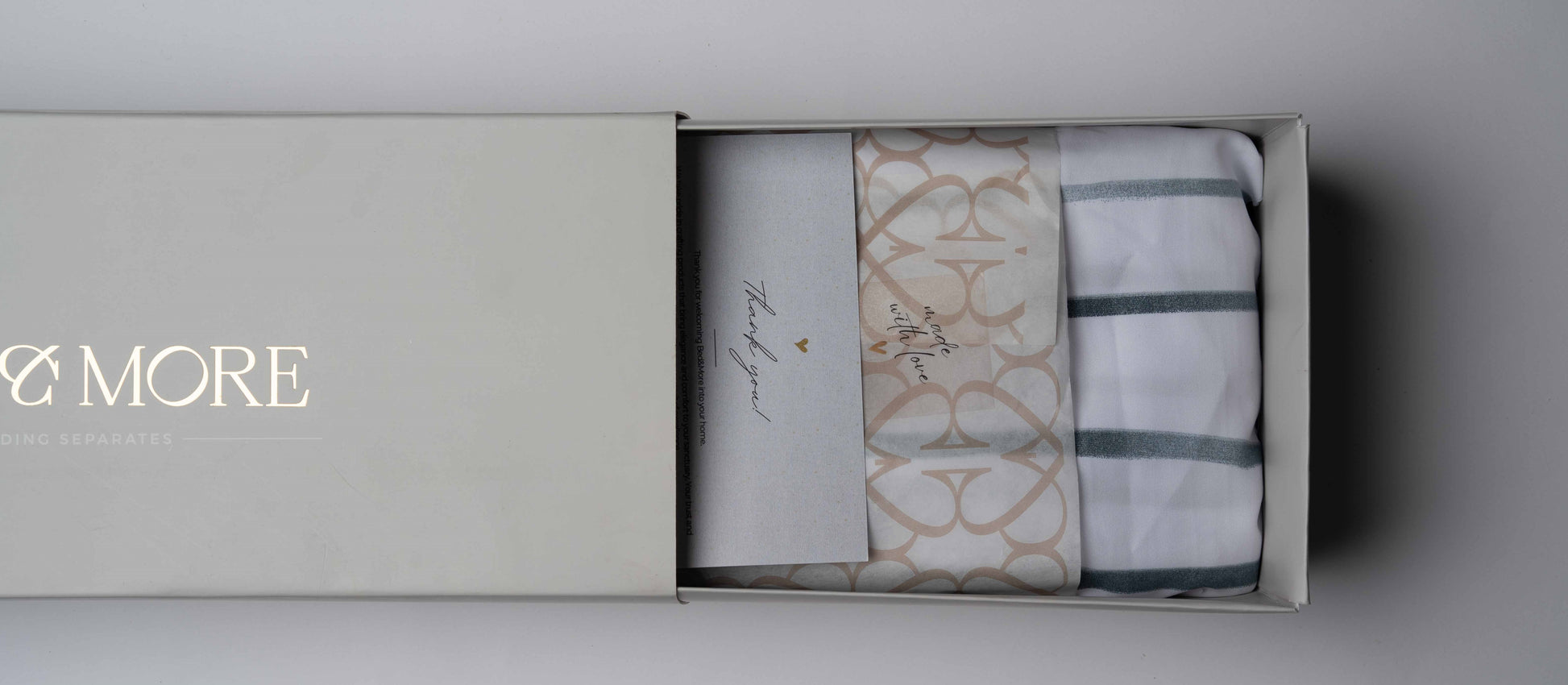 Fitted Sheet Set | Blue Striped Seersucker| 300GSM