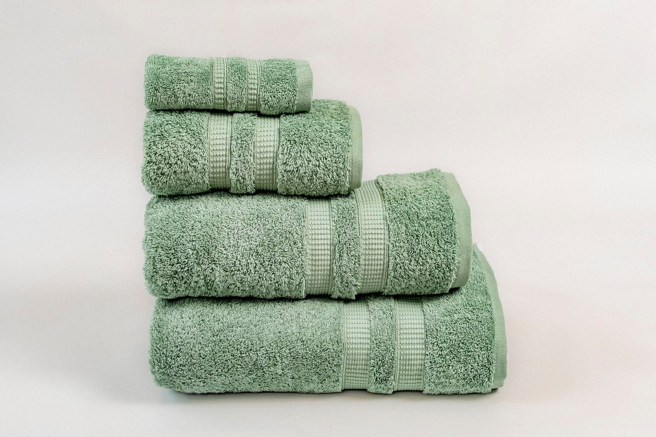 4-Piece | Mint Towel Set | 650GSM