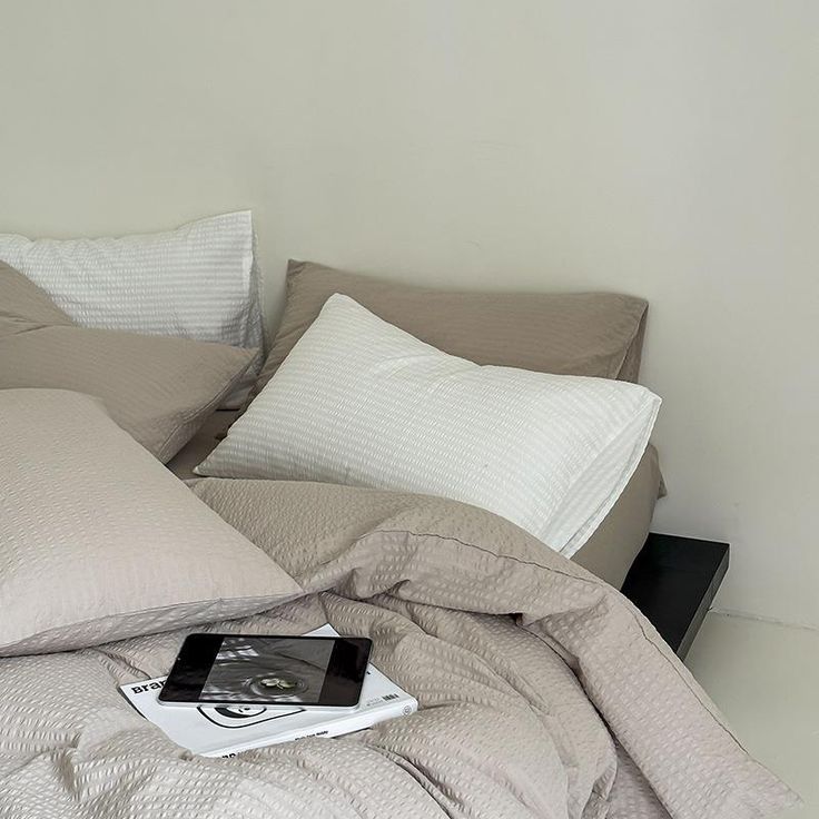 Duvet Cover Set | Beige Embossed | 300GSM