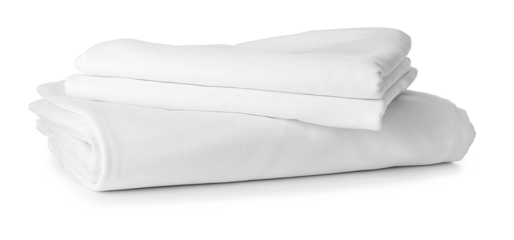 Fitted Sheet Set | White Seersucker | 300GSM