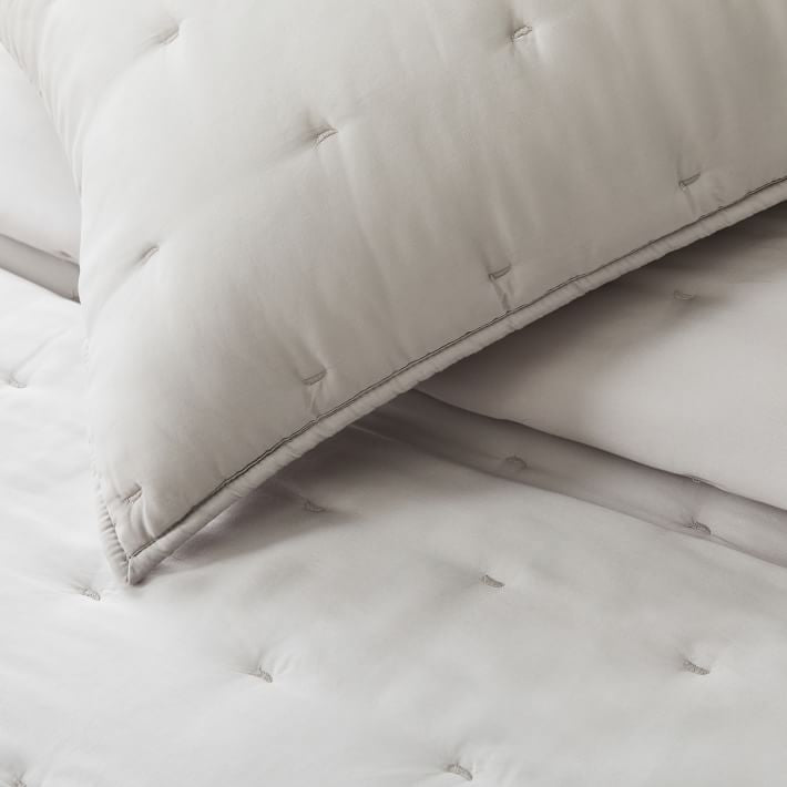 Tencel | Grey Floral Reversible Bedspread