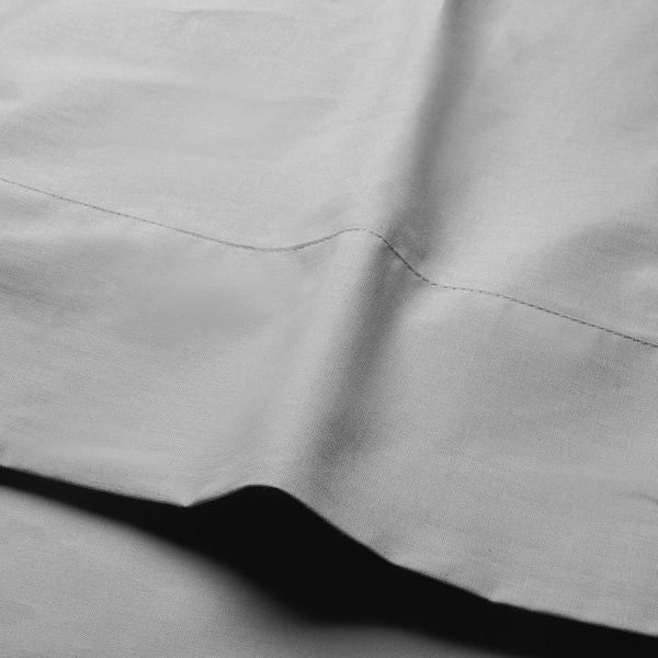 Flat Sheet Set | Grey Seersucker | 300GSM