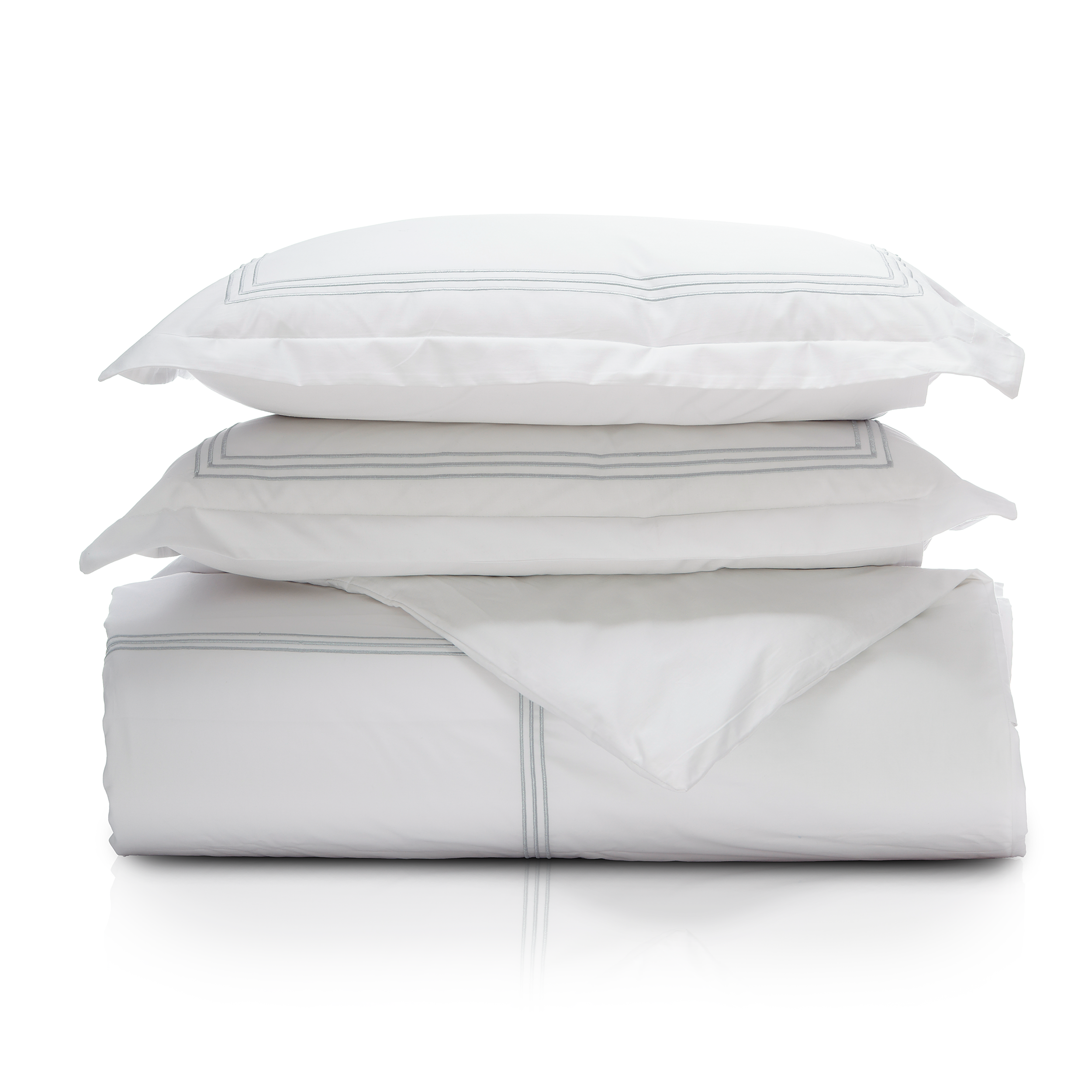 Desire | Percale Embroidered Duvet Cover Set