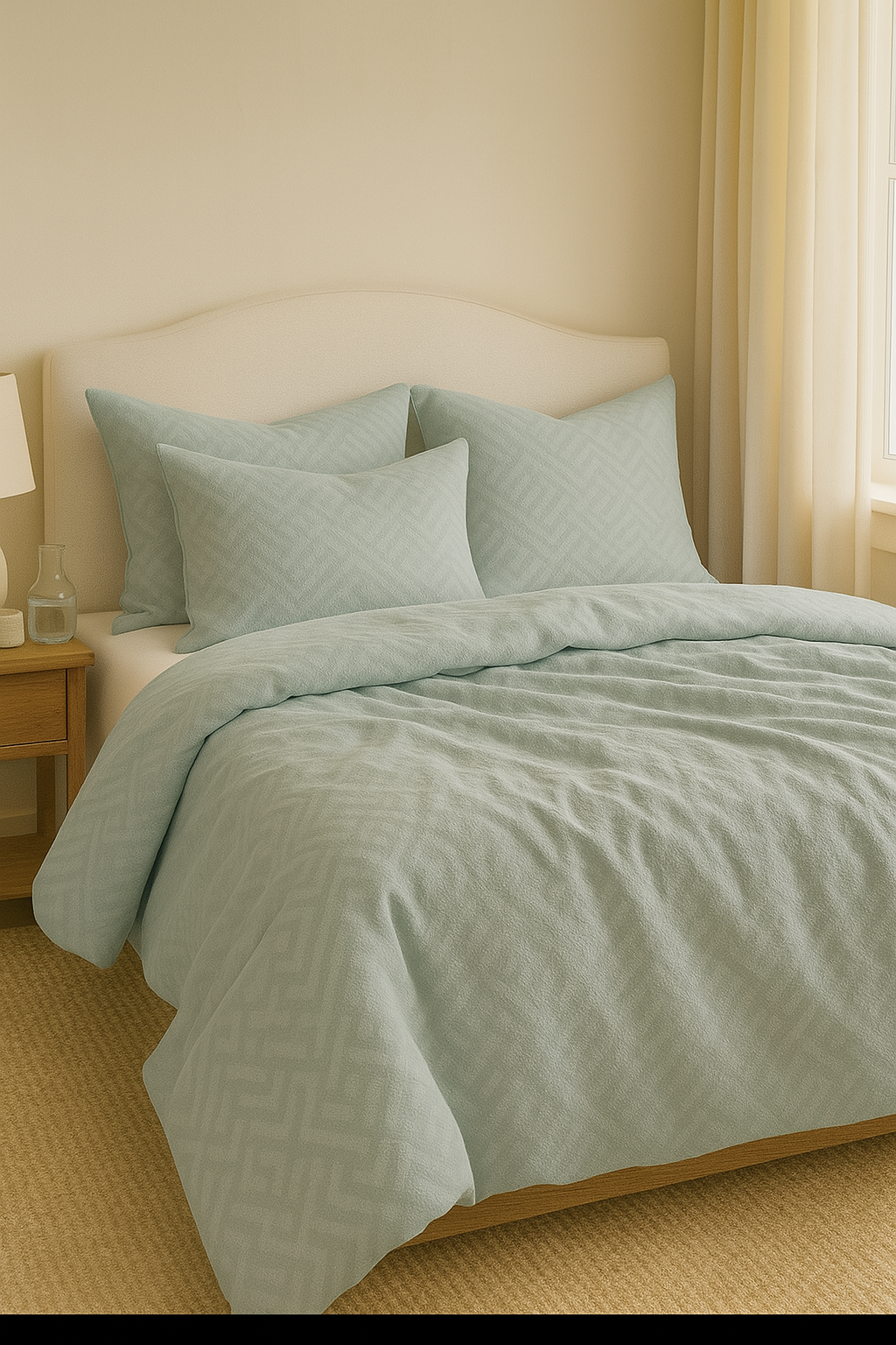 Duvet Cover Set | Mint Reversible Tencel | 300GSM