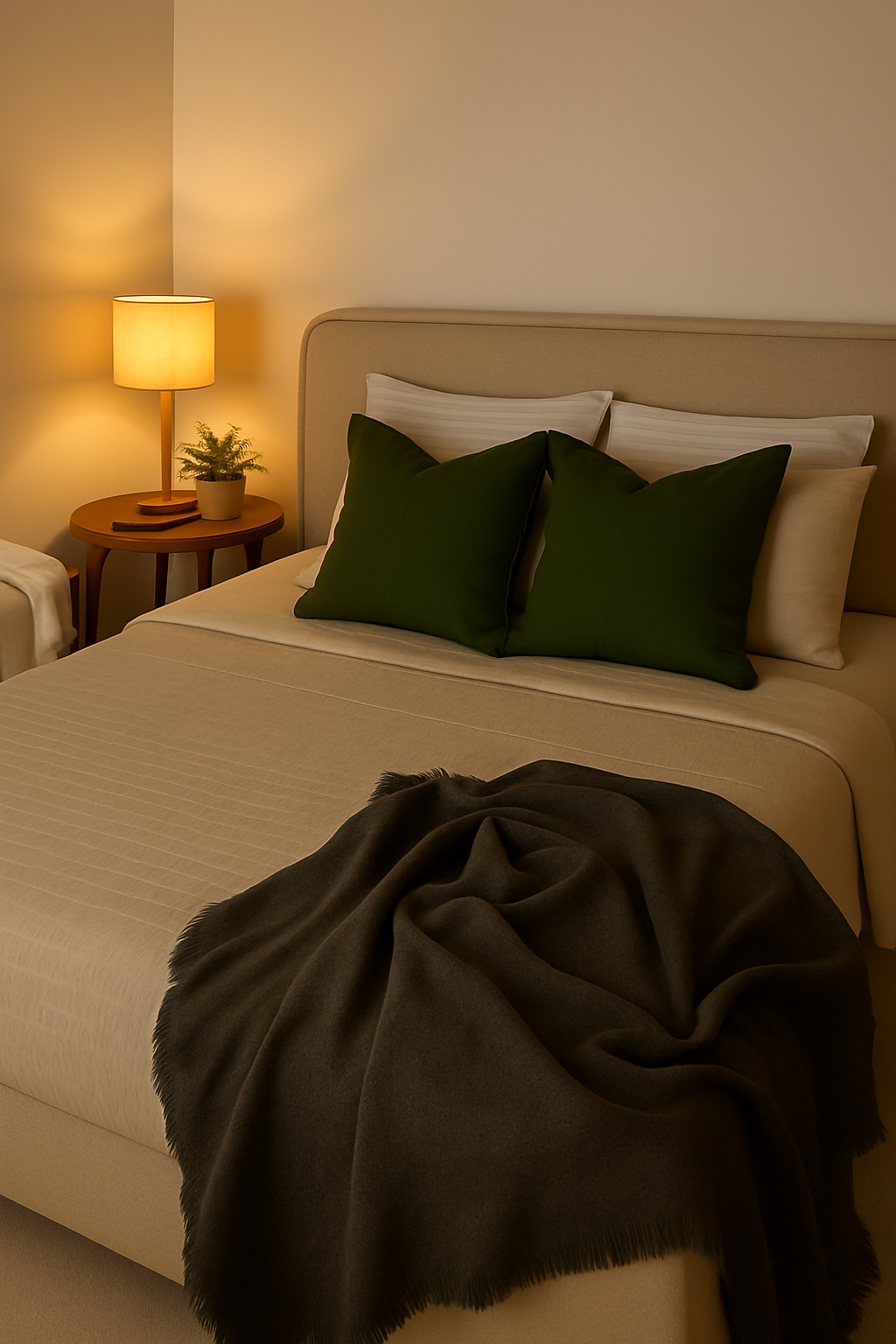 6-Piece | Beige Embossed | 300GSM