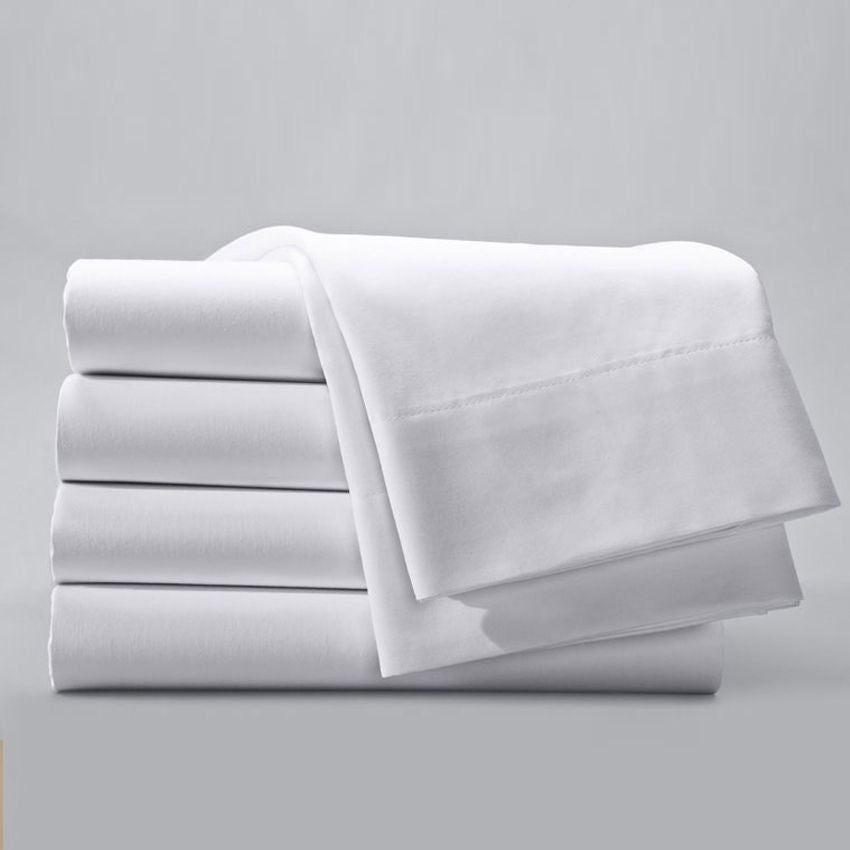 Flat Sheet Set | White Seersucker | 300GSM