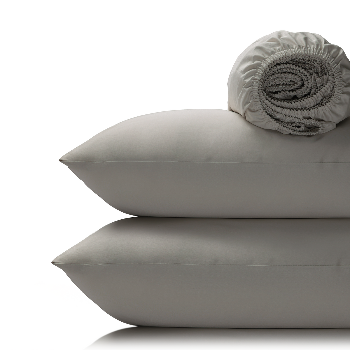 Balance | Tencel Washed Grey Fitted Sheet Set