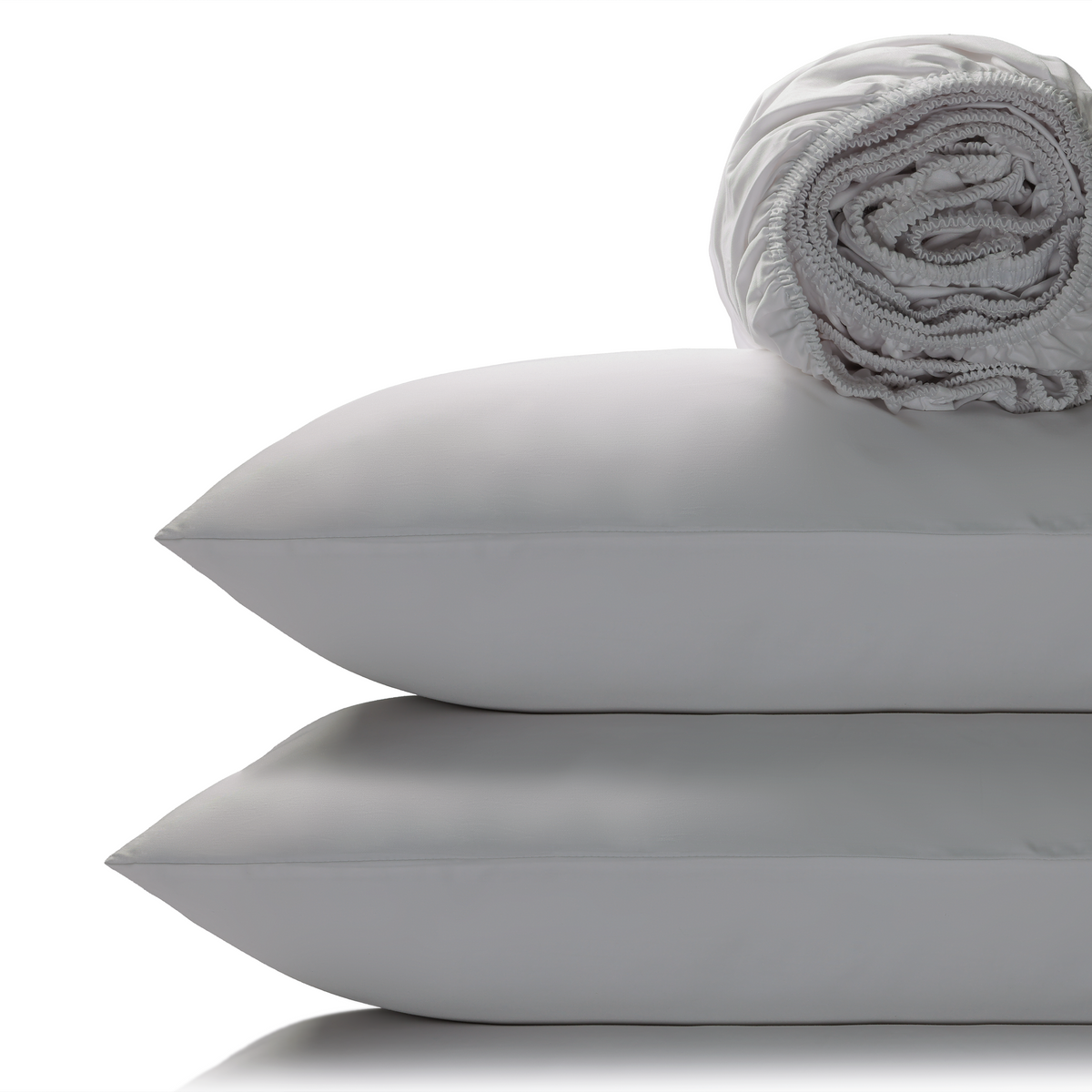 Balance | Tencel Washed White Fitted Sheet Set