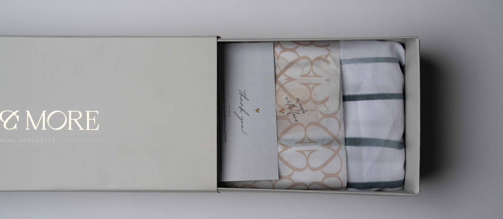 Fitted Sheet Set | Blue Striped Seersucker| 300GSM