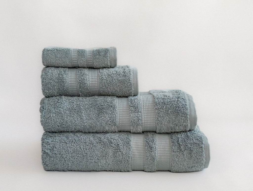 4-Piece | Bluish Grey Towel Set | 650GSM