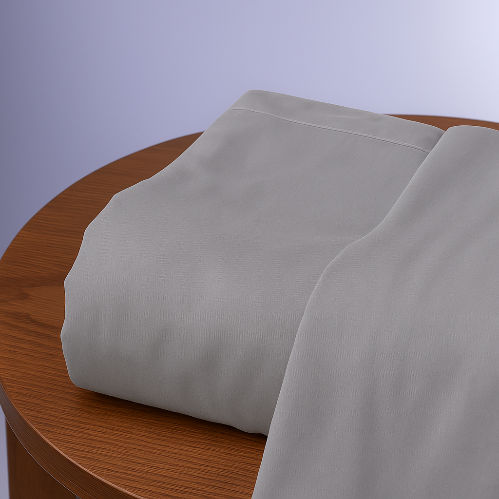 Fitted Sheet Set | Grey Seersucker | 300GSM