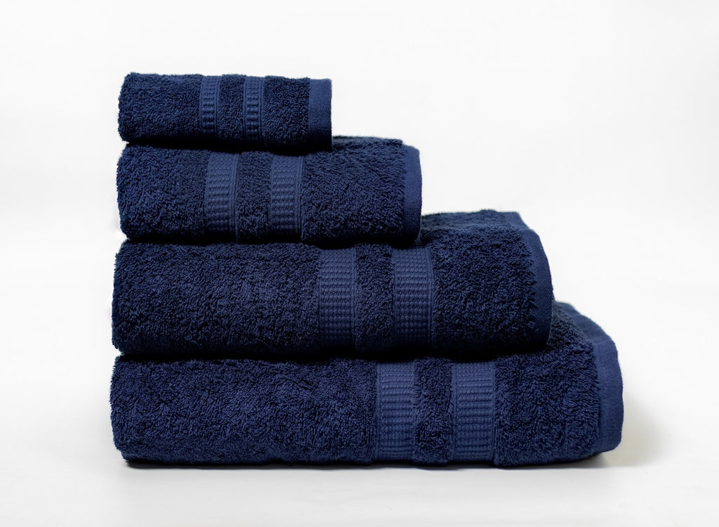 4-Piece | Dark Blue Towel Set | 650GSM