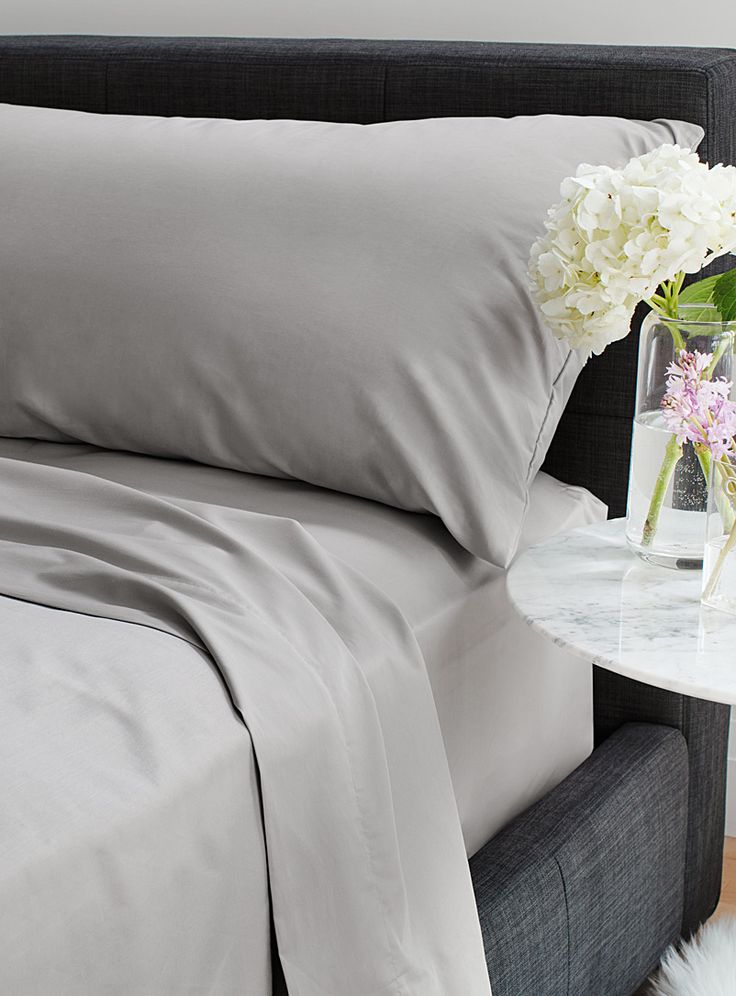 Fitted Sheet Set | Grey Seersucker | 300GSM