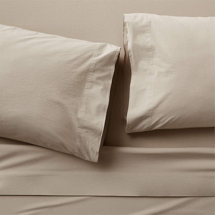 Fitted Sheet Set | Beige Seersucker | 300GSM