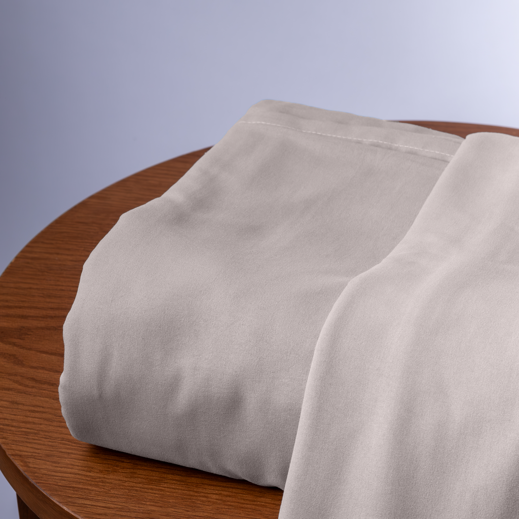 Flat Sheet Set | Beige Seersucker | 300GSM