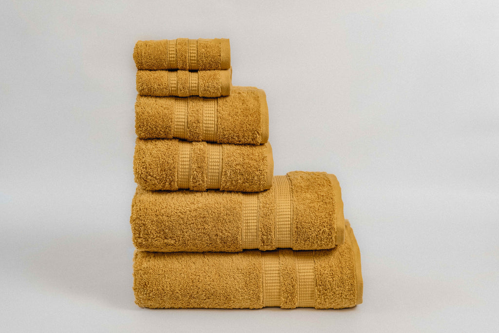6-Piece | Mustard Towel Set | 650GSM