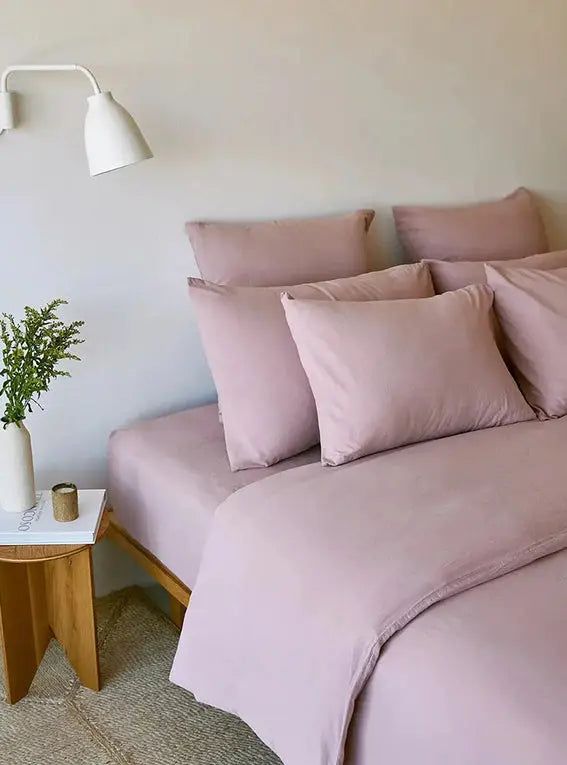 Fitted Sheet Set | Cashmere Seersucker | 300GSM