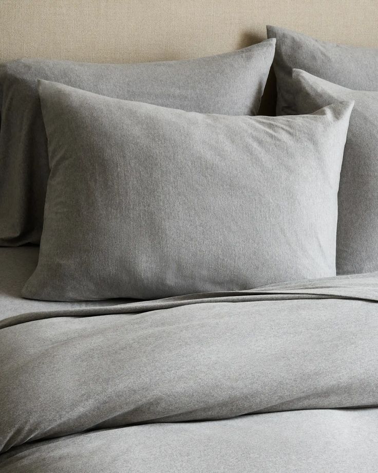 Fitted Sheet Set | Grey Jersey | 400GSM