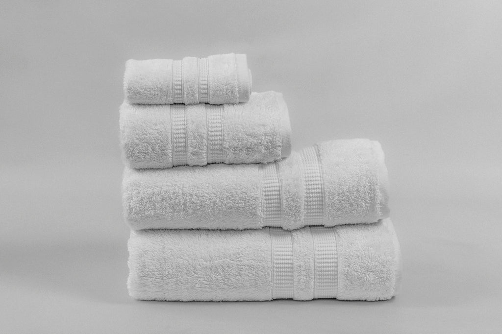 4-Piece | White Towel Set | 650GSM
