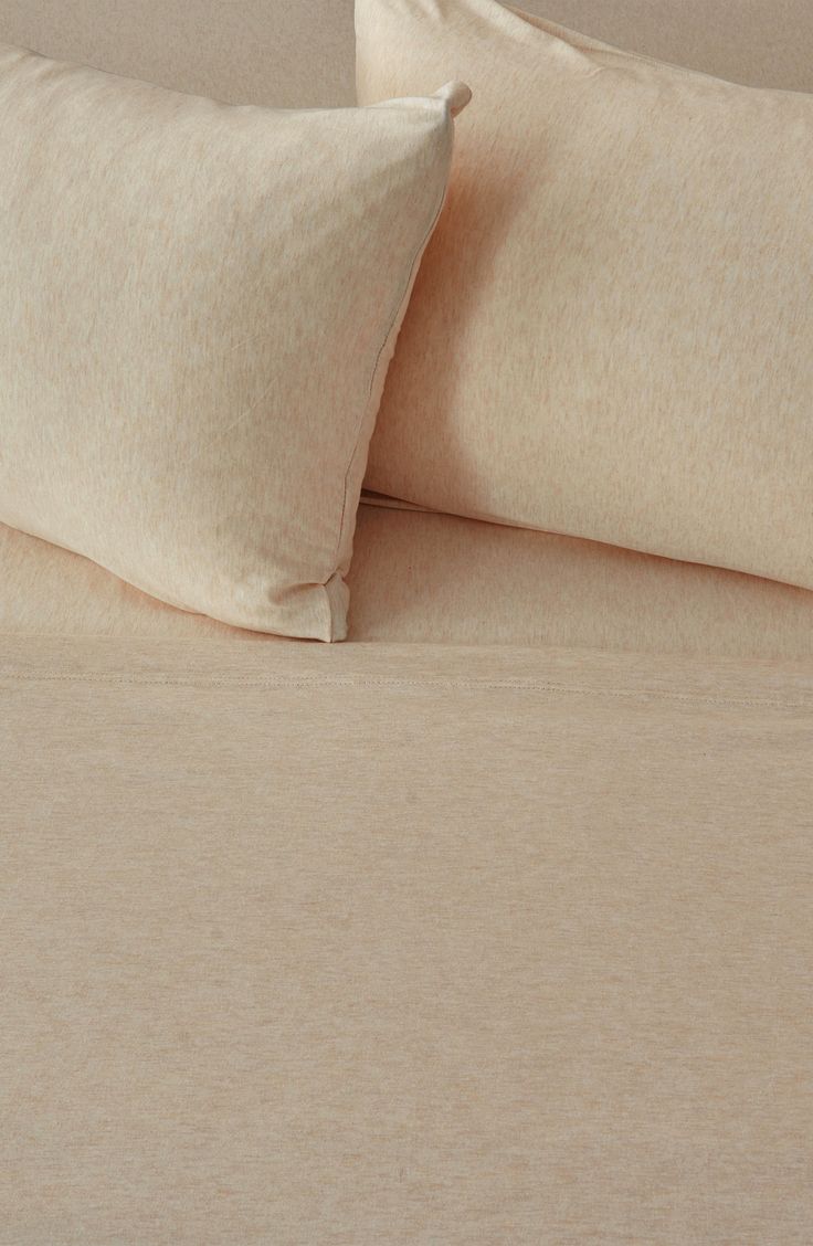 Fitted Sheet Set | Beige Jersey | 400GSM