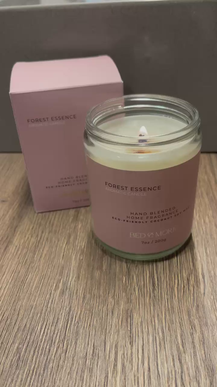 Load video: Premium Candle | Forest Essence